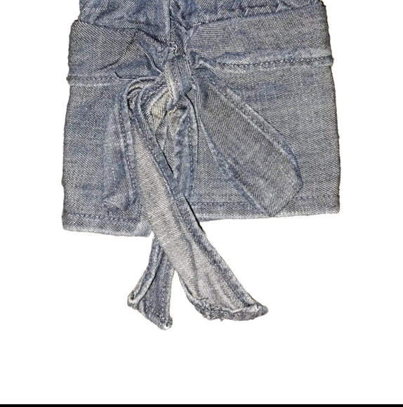 Banana Republic Boyfriend Fit Blue Chambray Button Down Shirt Size Small B27#1 - Picture 4 of 8